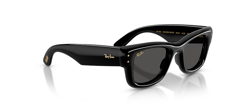 Ray-Ban RB4940 Wayfarer Puffer Black Sunglasses Ray-Ban RB4940 Wayfarer Puffer Black Sunglasses