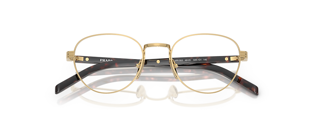 Prada PR B53V Gold Frames
