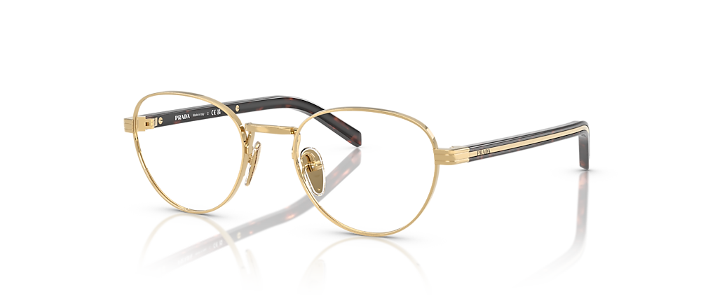 Prada PR B53V Gold Frames