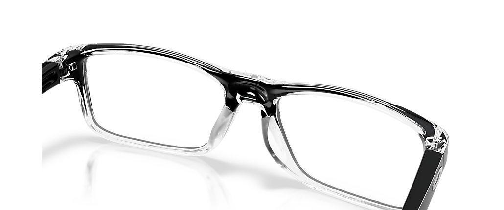 Oakley OX8081 Plank 2.0 Polished Black Clear Fade Frames