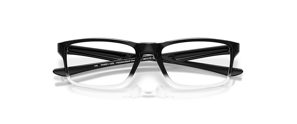 Oakley OX8081 Plank 2.0 Polished Black Clear Fade Frames