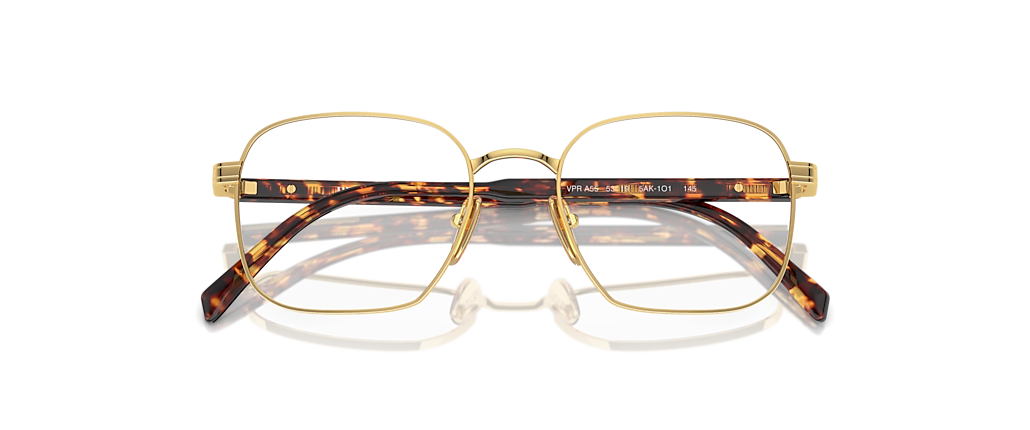Prada PR A55V Gold Frames Prada PR A55V Gold Frames