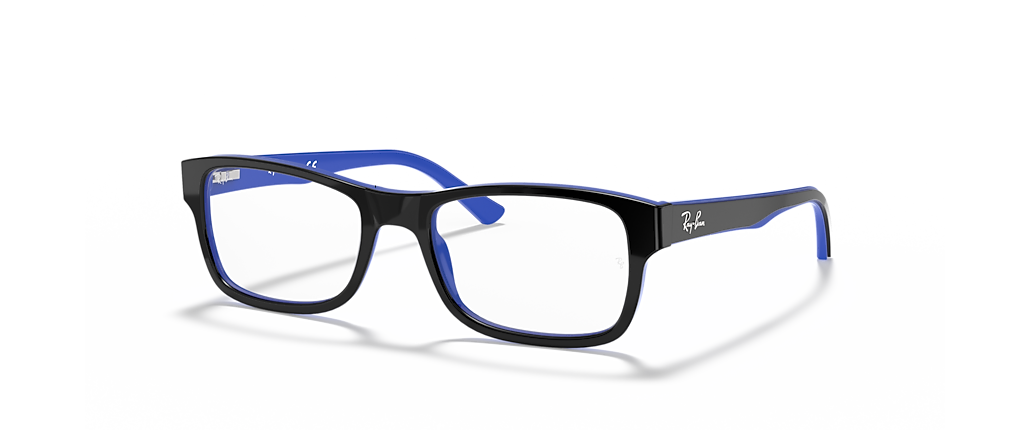 Ray-Ban RB5268 Optics Black On Blue Frames Ray-Ban RB5268 Optics Black On Blue Frames