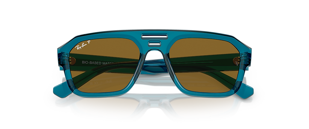 Ray-Ban RB4397 Corrigan Bio-Based Transparent Light Blue Sunglasses Ray-Ban RB4397 Corrigan Bio-Based Transparent Light Blue Sunglasses