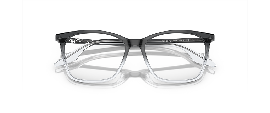 Ray-Ban RB5422F RB5422 Optics Dark Grey Frames Ray-Ban RB5422F RB5422 Optics Dark Grey Frames
