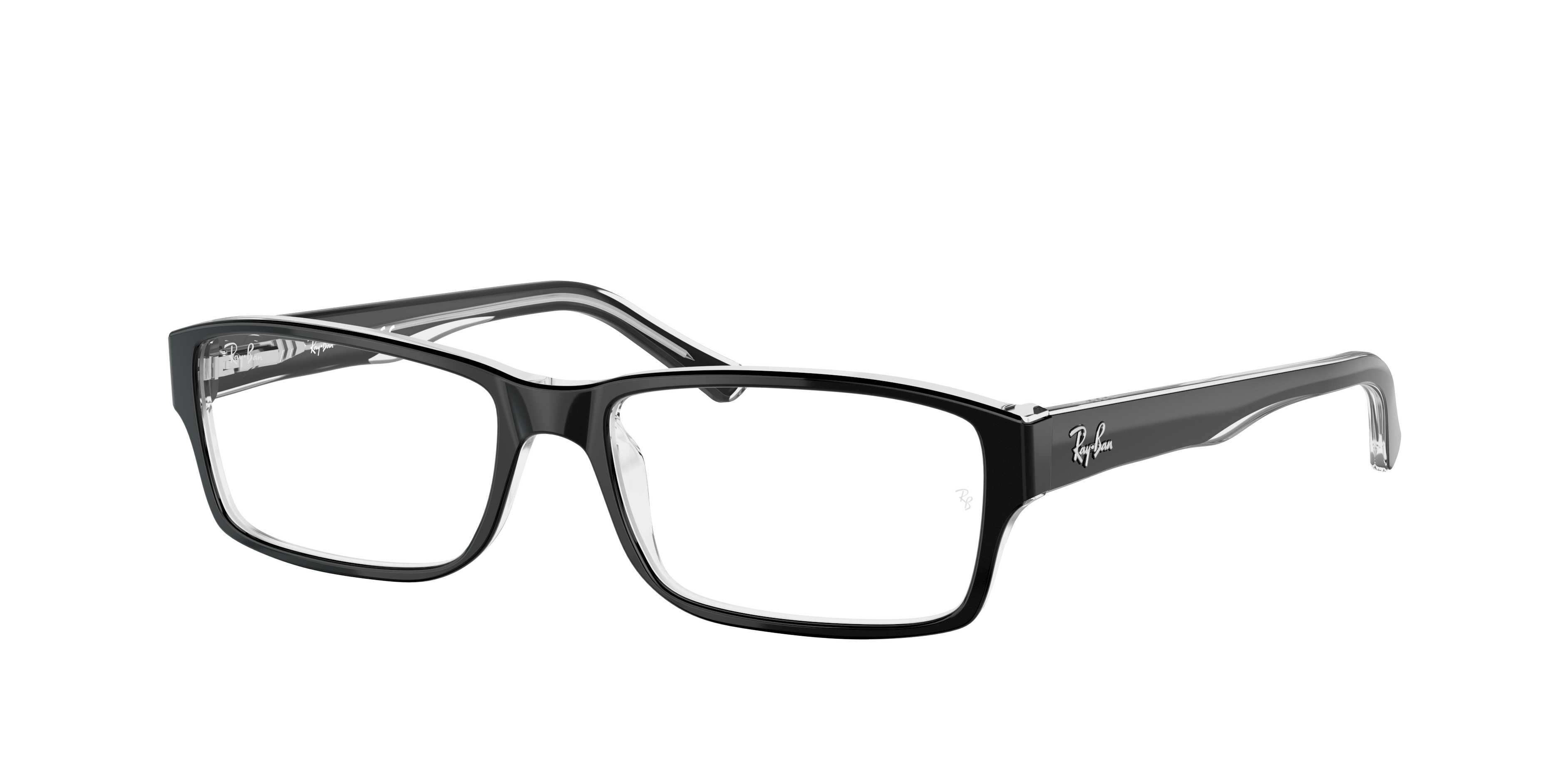 Ray-Ban RB5169 Optics Glasses with Black On Transparent frame | OPSM