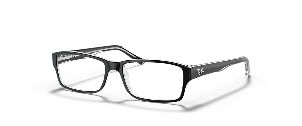 Ray-Ban RB5169 Optics Black On Transparent Frames