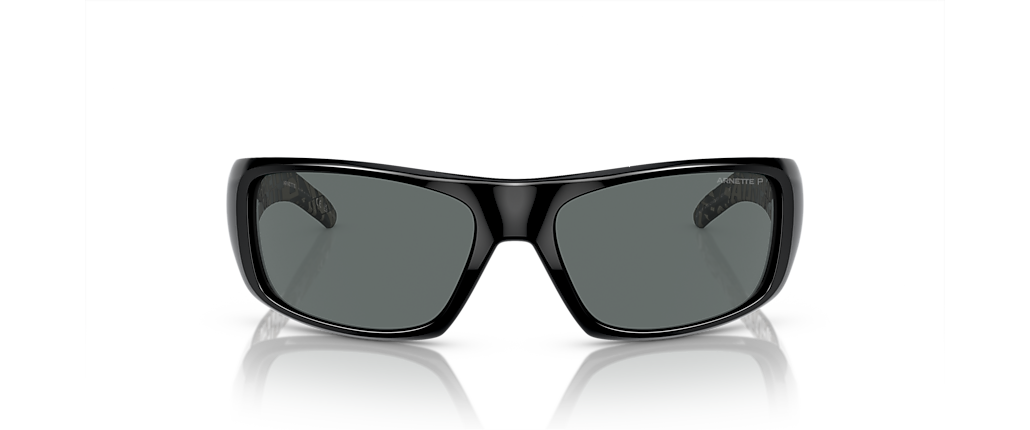 Arnette AN4182 Hot Shot Shiny Black Sunglasses Arnette AN4182 Hot Shot Shiny Black Sunglasses