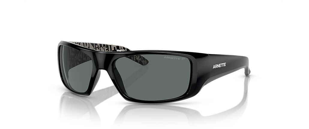 Arnette AN4182 Hot Shot Shiny Black Sunglasses Arnette AN4182 Hot Shot Shiny Black Sunglasses