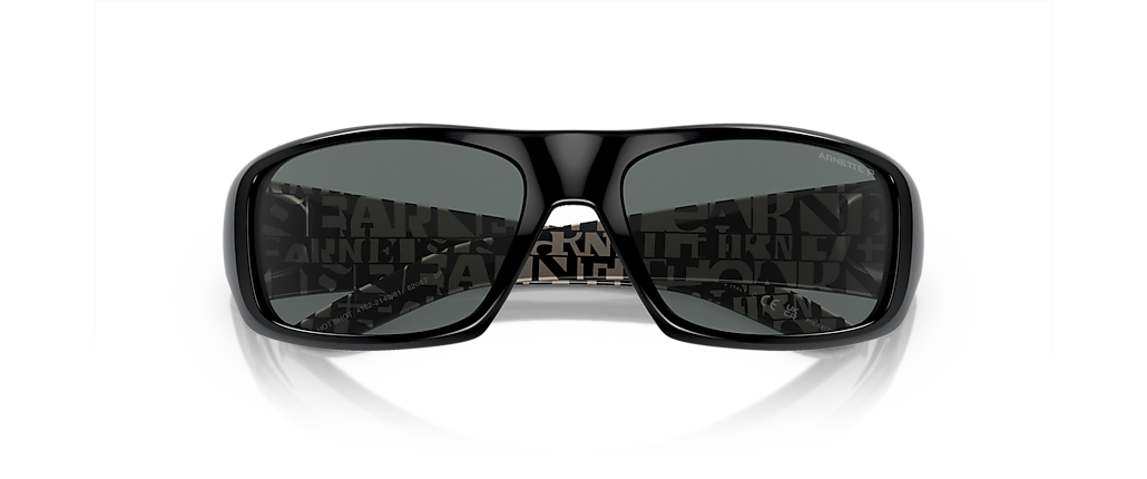 Arnette AN4182 Hot Shot Shiny Black Sunglasses Arnette AN4182 Hot Shot Shiny Black Sunglasses