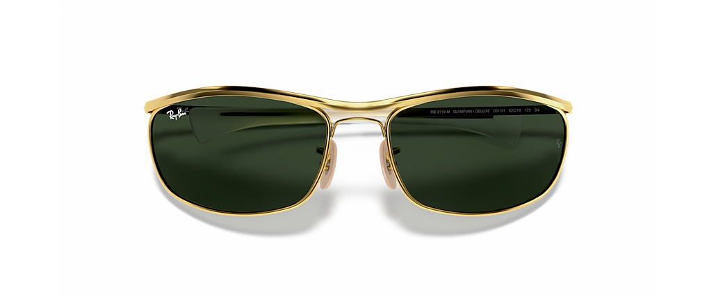 Ray-Ban RB3119M Olympian I Deluxe Arista Gold Sunglasses Ray-Ban RB3119M Olympian I Deluxe Arista Gold Sunglasses