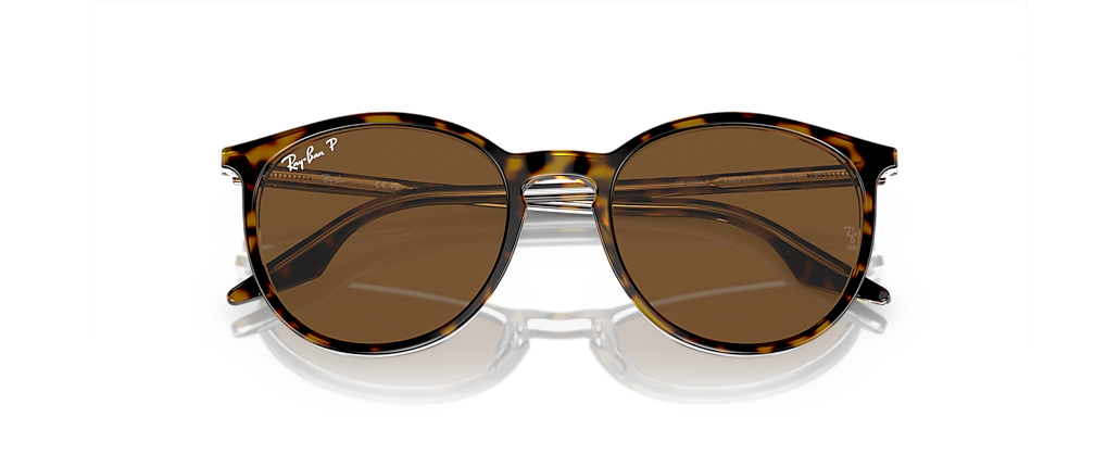 Ray-Ban RB2204F Havana On Transparent Sunglasses Ray-Ban RB2204F Havana On Transparent Sunglasses