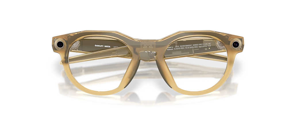 Oakley Oakley Meta HSTN Light Curry Ray-Ban Meta Smart Glasses