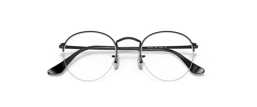 Ray-Ban RB3947V Round Gaze Black Frames Ray-Ban RB3947V Round Gaze Black Frames