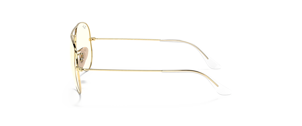 Ray-Ban RB3025 Aviator Clear Evolve Arista Gold Sunglasses Ray-Ban RB3025 Aviator Clear Evolve Arista Gold Sunglasses
