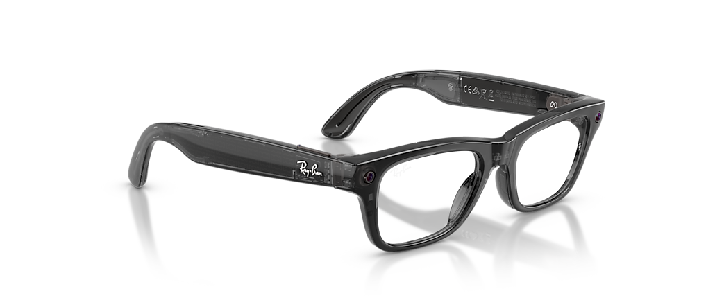 Ray-Ban Ray-Ban Meta Blayzer Optics Transparent Black Ray-Ban Meta Smart Glasses