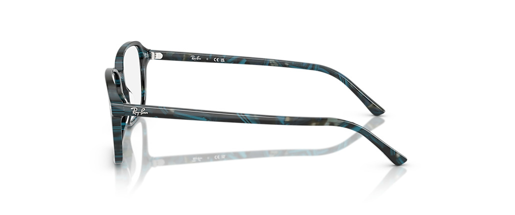 Ray-Ban RB5431F Raimond Optics Transparent Fantasy Blue & Grey Frames Ray-Ban RB5431F Raimond Optics Transparent Fantasy Blue & Grey Frames
