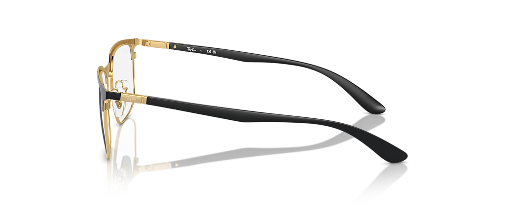 Ray-Ban RB6518 Optics Black On Gold Frames