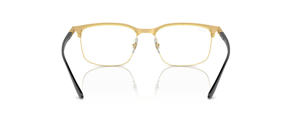 Ray-Ban RB6518 Optics Black On Gold Frames