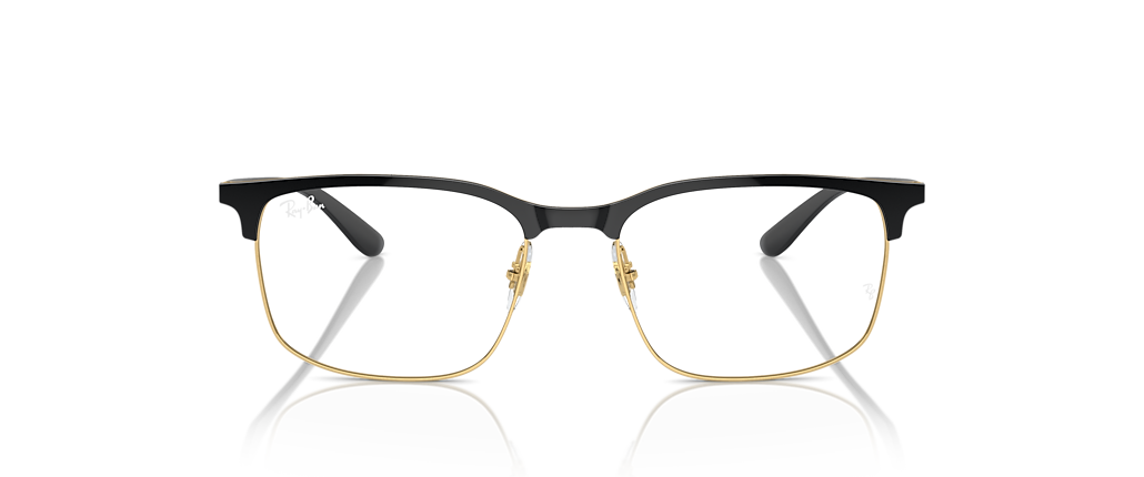 Ray-Ban RB6518 Optics Black On Gold Frames