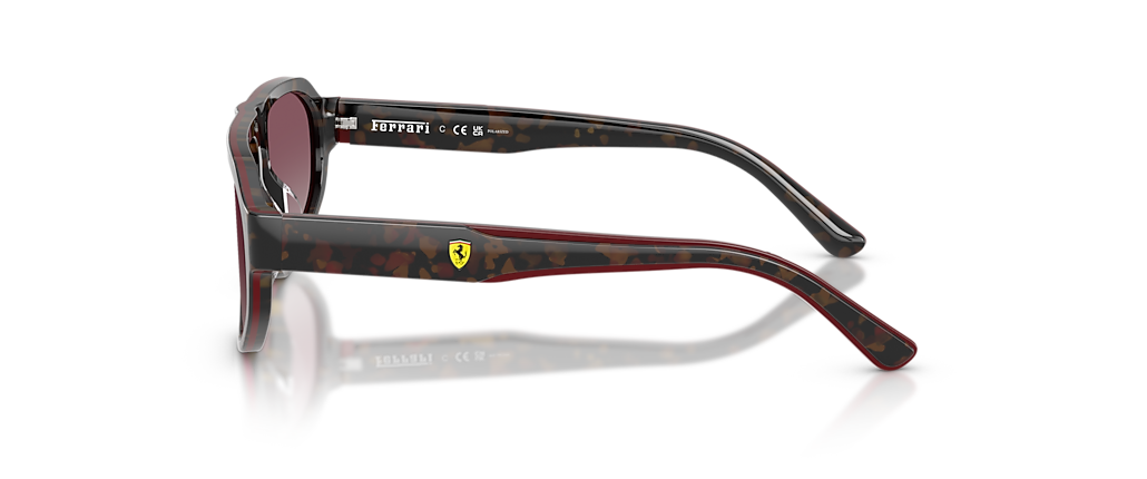Scuderia Ferrari FZ6027U Burgundy Havana Sunglasses
