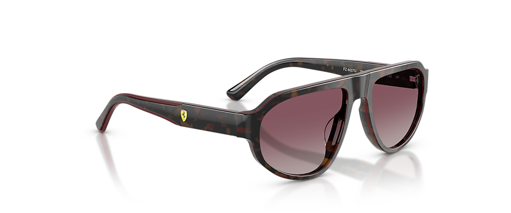 Scuderia Ferrari FZ6027U Burgundy Havana Sunglasses