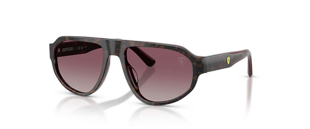 Scuderia Ferrari FZ6027U Burgundy Havana Sunglasses