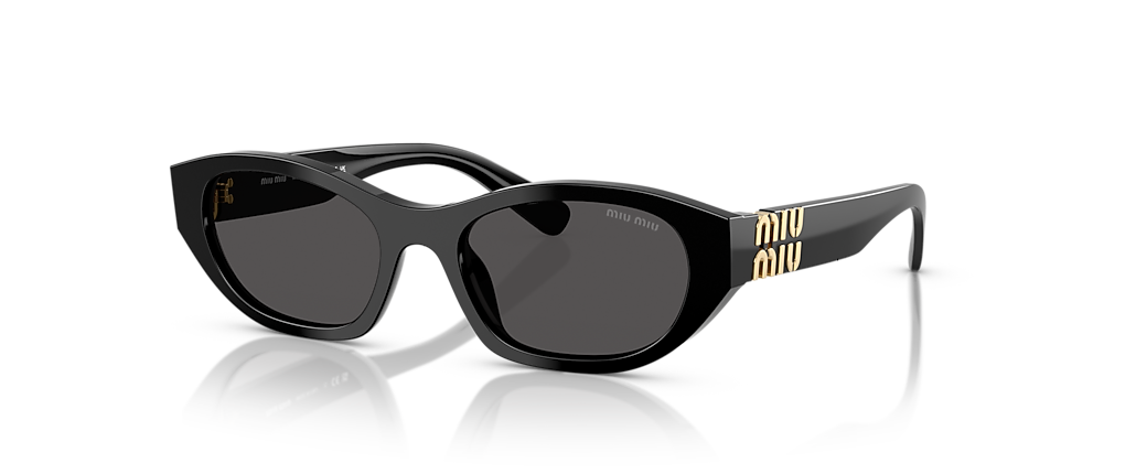 Miu Miu MU A03S Black Sunglasses Miu Miu MU A03S Black Sunglasses