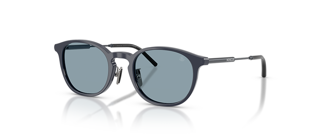 Moncler ME6011D BARBB Shiny Dark Blue Sunglasses Moncler ME6011D BARBB Shiny Dark Blue Sunglasses