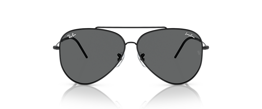 Ray-Ban RBR0101S Lenny Kravitz X Aviator Reverse Black Sunglasses