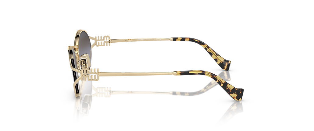 Miu Miu MU 52YS Pale Gold Sunglasses Miu Miu MU 52YS Pale Gold Sunglasses