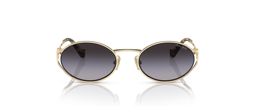 Miu Miu MU 52YS Pale Gold Sunglasses Miu Miu MU 52YS Pale Gold Sunglasses
