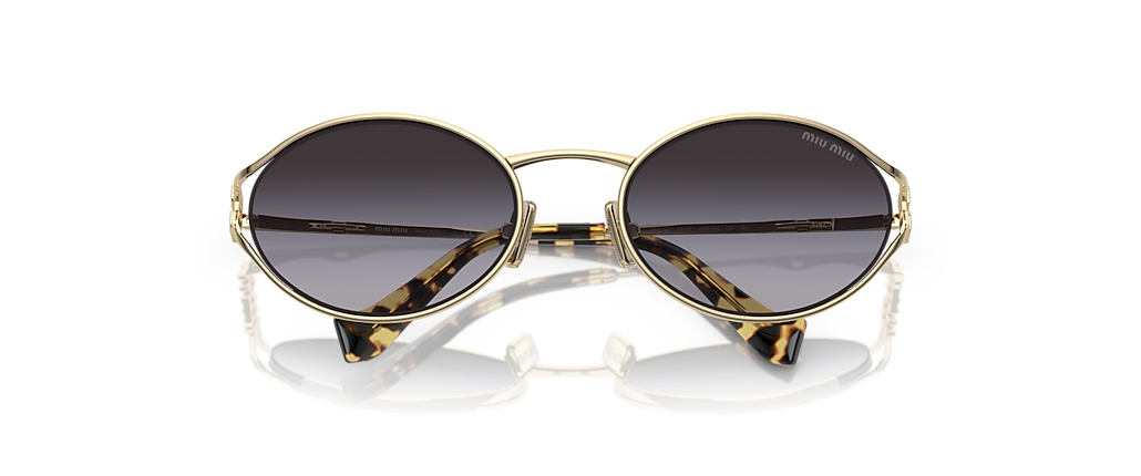 Miu Miu MU 52YS Pale Gold Sunglasses Miu Miu MU 52YS Pale Gold Sunglasses