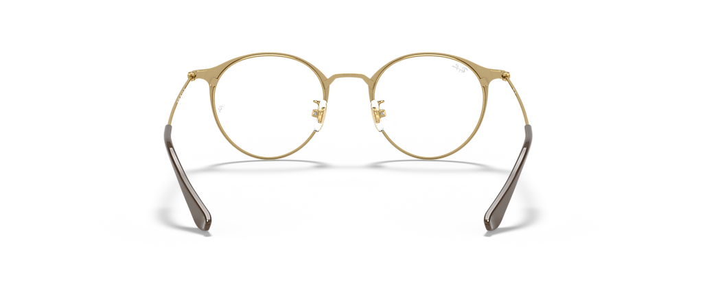 Ray-Ban RB6378F RB6378 Optics Brown On Gold Frames Ray-Ban RB6378F RB6378 Optics Brown On Gold Frames