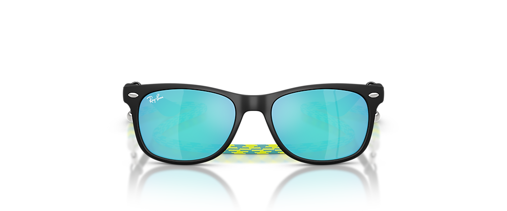 Ray-Ban RB9052SF New Wayfarer Kids Summer Capsule Rubber Black Sunglasses Ray-Ban RB9052SF New Wayfarer Kids Summer Capsule Rubber Black Sunglasses