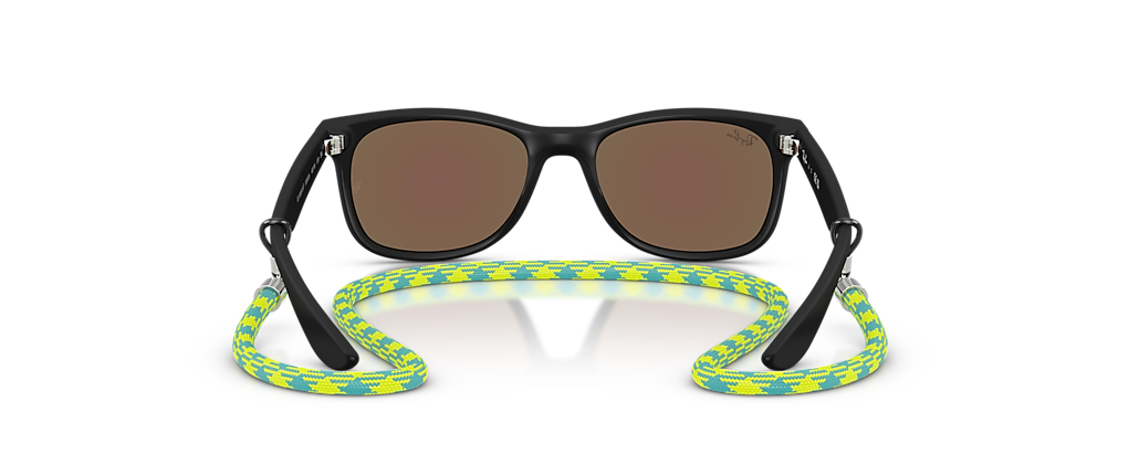 Ray-Ban RB9052SF New Wayfarer Kids Summer Capsule Rubber Black Sunglasses Ray-Ban RB9052SF New Wayfarer Kids Summer Capsule Rubber Black Sunglasses