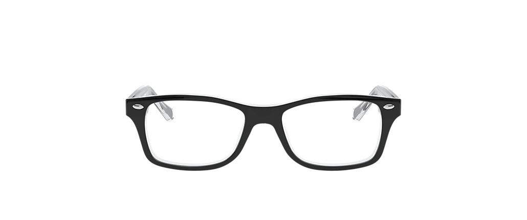 Ray-Ban RB1531 Optics Kids Black On Transparent Frames