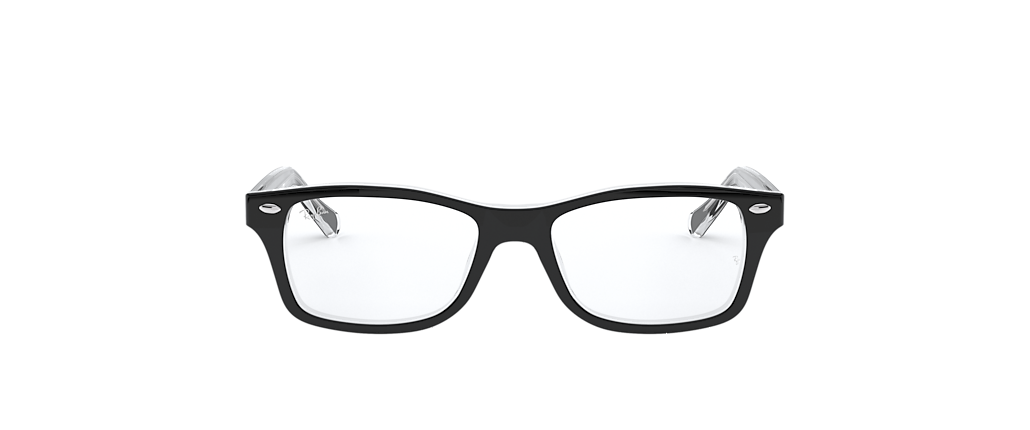 Ray-Ban RB1531 Optics Kids Black On Transparent Frames Ray-Ban RB1531 Optics Kids Black On Transparent Frames