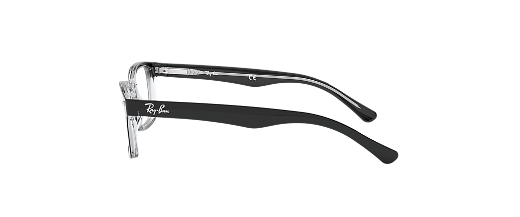 Ray-Ban RB1531 Optics Kids Black On Transparent Frames
