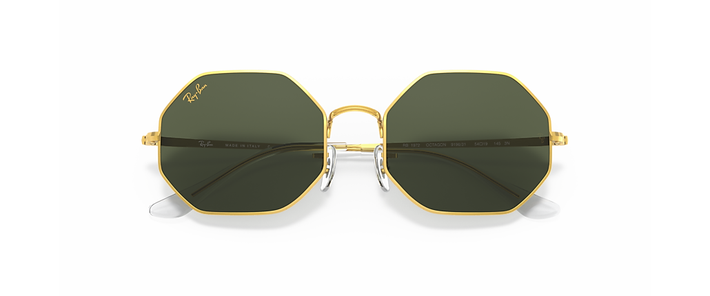 Ray-Ban RB1972 Octagon 1972 Gold Sunglasses Ray-Ban RB1972 Octagon 1972 Gold Sunglasses