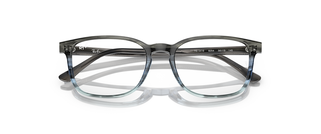 Ray-Ban RB5418 Optics Striped Grey & Blue Frames