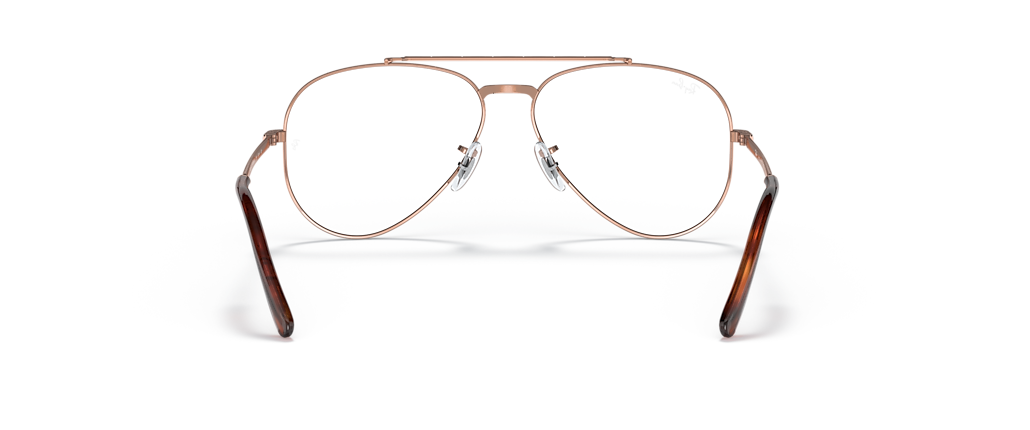 Ray-Ban RB3625V New Aviator Optics Rose Gold Frames Ray-Ban RB3625V New Aviator Optics Rose Gold Frames