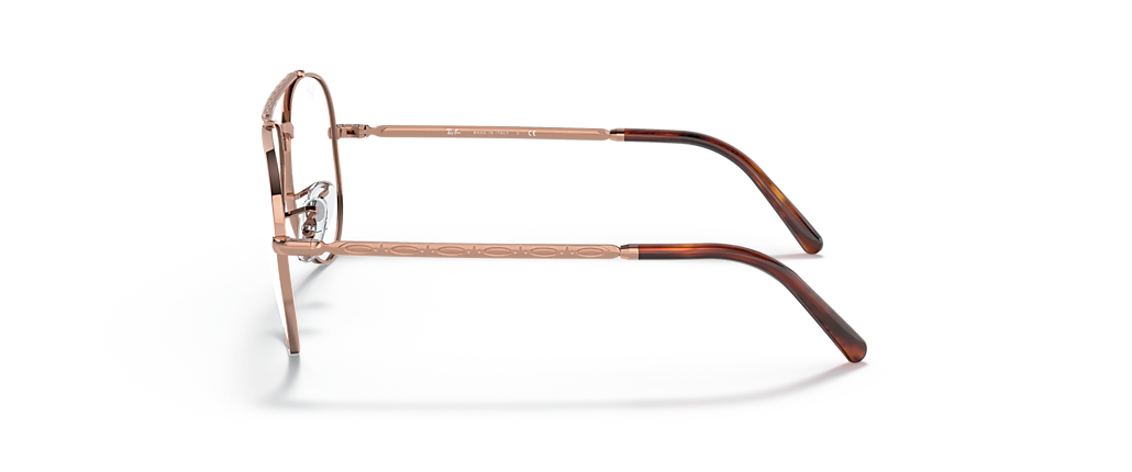 Ray-Ban RB3625V New Aviator Optics Rose Gold Frames Ray-Ban RB3625V New Aviator Optics Rose Gold Frames