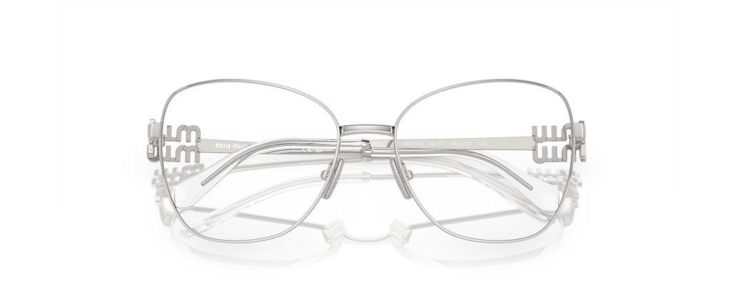 Miu Miu MU 50XV Silver Frames Miu Miu MU 50XV Silver Frames