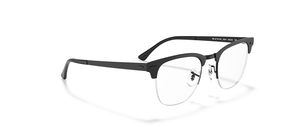Ray-Ban RB3716VM Clubmaster Metal Optics Black Frames Ray-Ban RB3716VM Clubmaster Metal Optics Black Frames