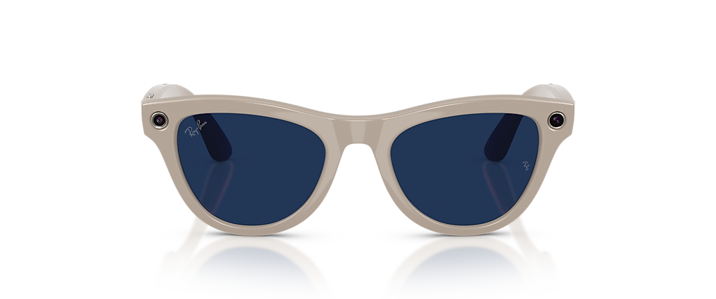 Ray-Ban Ray-Ban | Meta Skyler Chalky Grey Ray-Ban Meta Smart Glasses