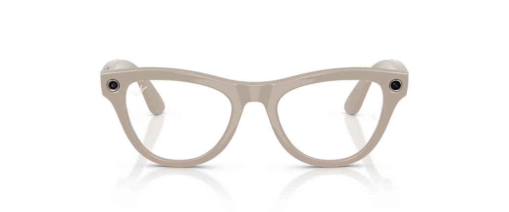 Ray-Ban Ray-Ban | Meta Skyler Chalky Grey Ray-Ban Meta Smart Glasses