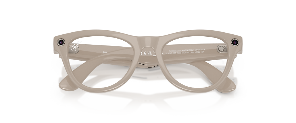 Ray-Ban Ray-Ban | Meta Skyler Chalky Grey Ray-Ban Meta Smart Glasses