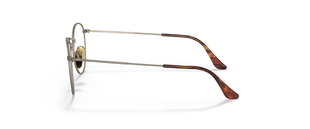 Ray-Ban RB8247V Round Titanium Optics Antique Gold Frames Ray-Ban RB8247V Round Titanium Optics Antique Gold Frames