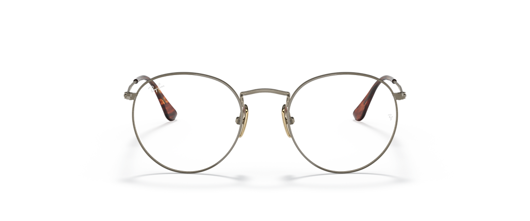 Ray-Ban RB8247V Round Titanium Optics Antique Gold Frames Ray-Ban RB8247V Round Titanium Optics Antique Gold Frames